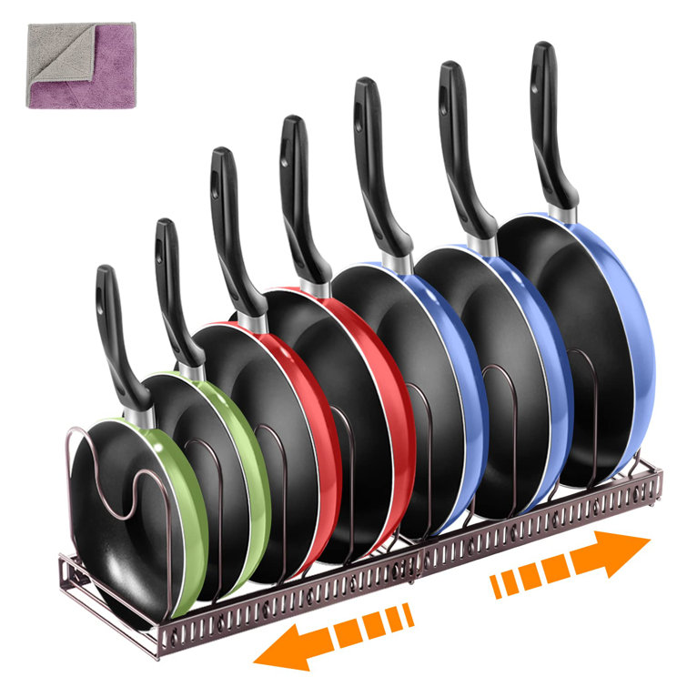 Belfry Kitchen Expandable Standing Pot Rack Wayfair.co.uk